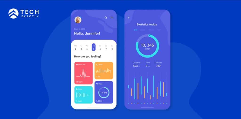 Target simple UI/UX for remote patient monitoring app development