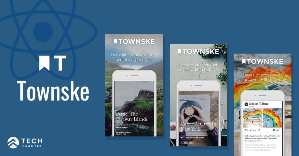React Native based app, Townske makes travel simple