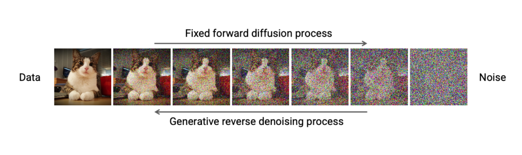 fixed forward diffusion process