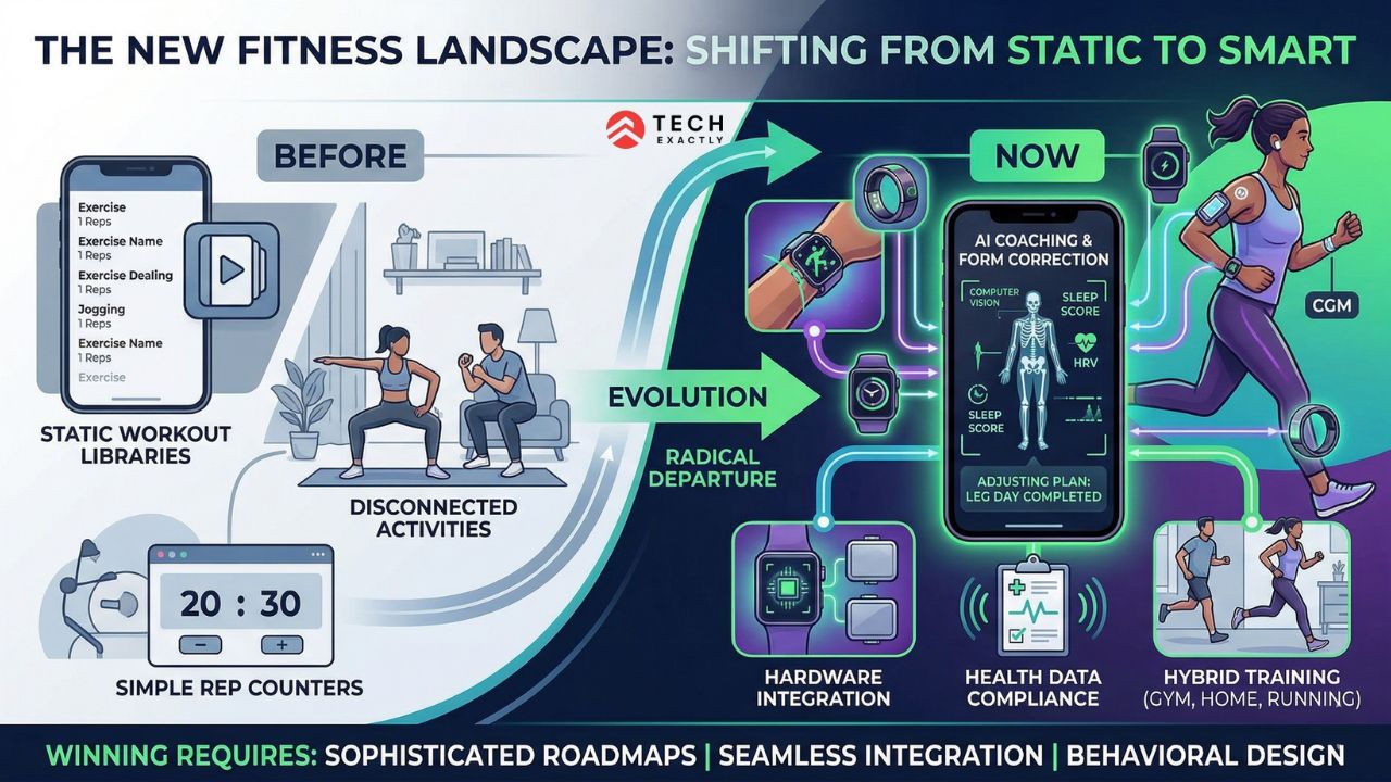 The Fitness App Market What's Actually Changed